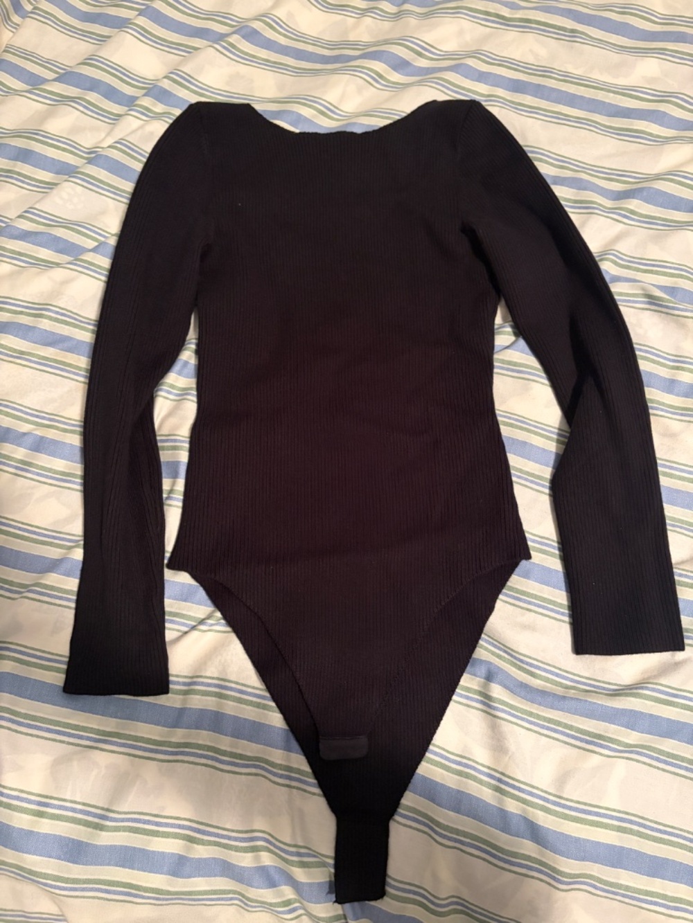 NWT Sezane MARLÈNE BODYSUIT Black (S) - Picture 4 of 7